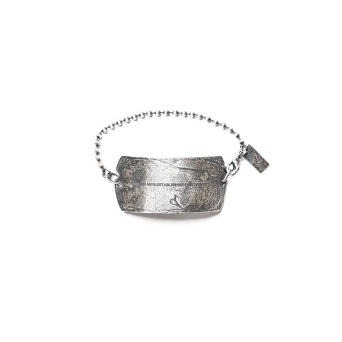 PERMANENT JULIUS 899ACU4 Silver / Dog Tag Bracelet